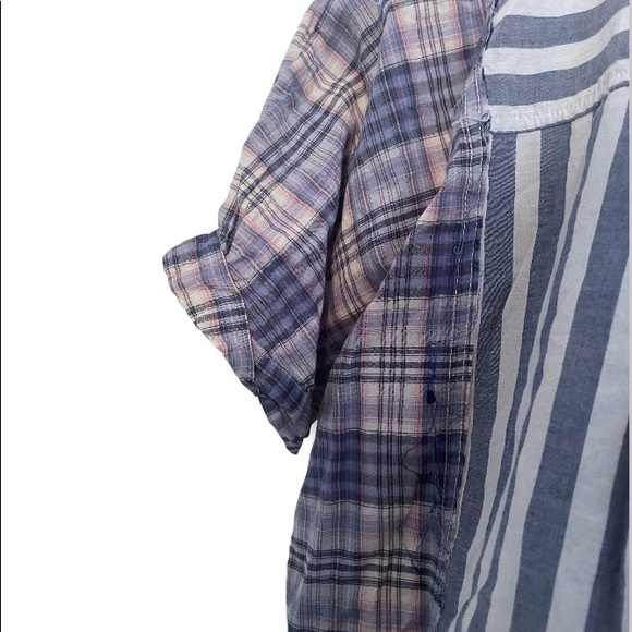 BDG Short Sleeve Button Down Multi Print - Picture 2 of 5